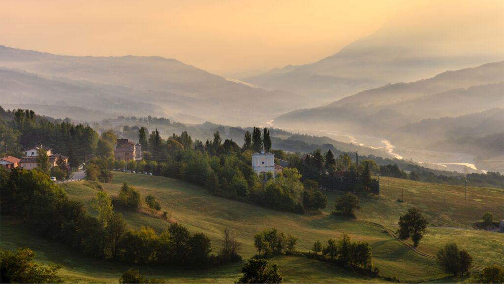 Landscape in Emilia Romanga, Italy