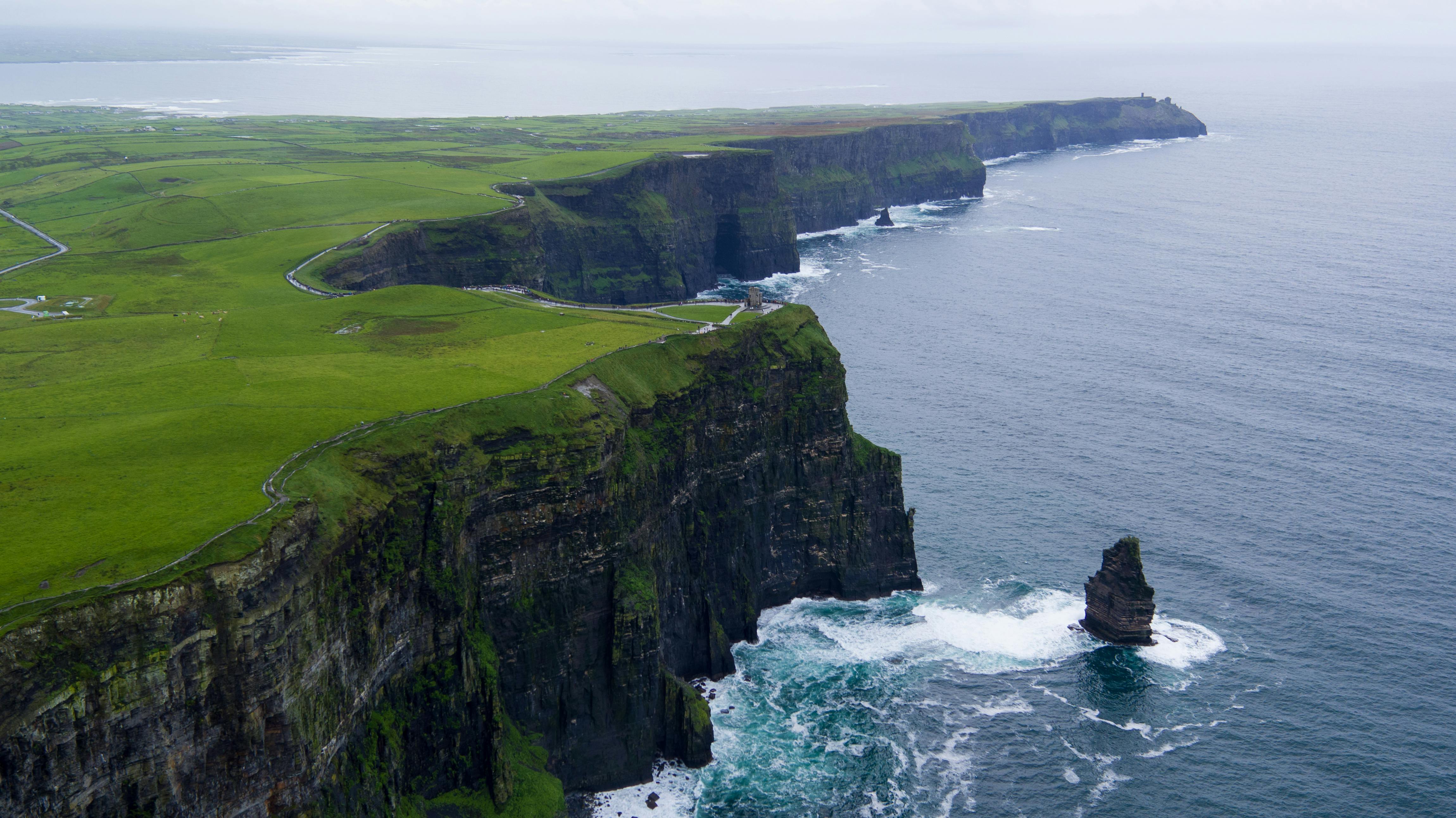 View of the Cliffs of Moher in Ireland